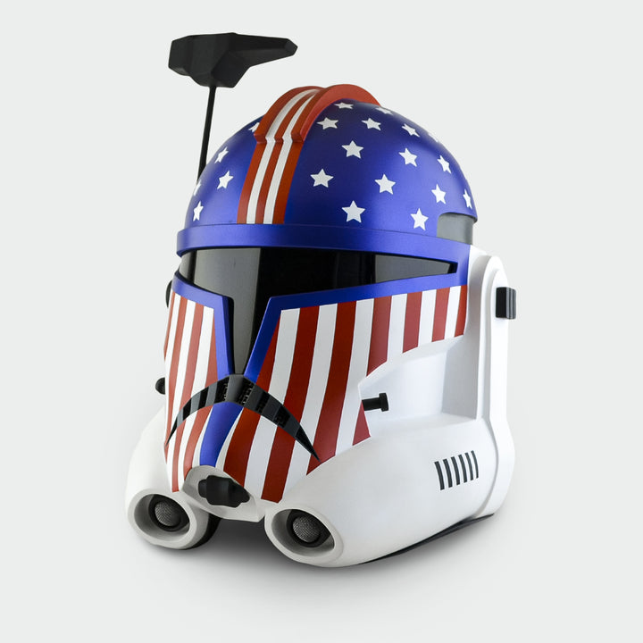 Captain Rex USA Flag Helmet - with Emblem