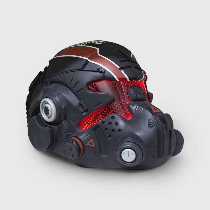 Titanfall Jack Cooper's Helmet with LED - Red Edition | Ultimate Collectible for Gamers