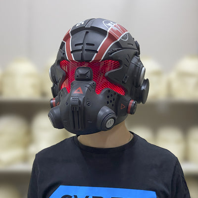 Titanfall Jack Cooper's Helmet with LED - Red Edition | Ultimate Collectible for Gamers