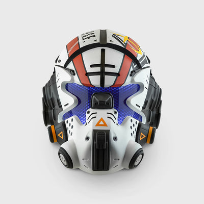 Titanfall Jack Cooper's Helmet with LED - White Edition | Exclusive White LED Gaming Helmet for Collectors