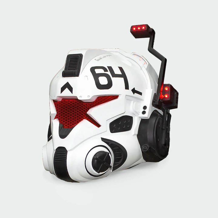 Titanfall Battle Rifle Pilot White Helmet