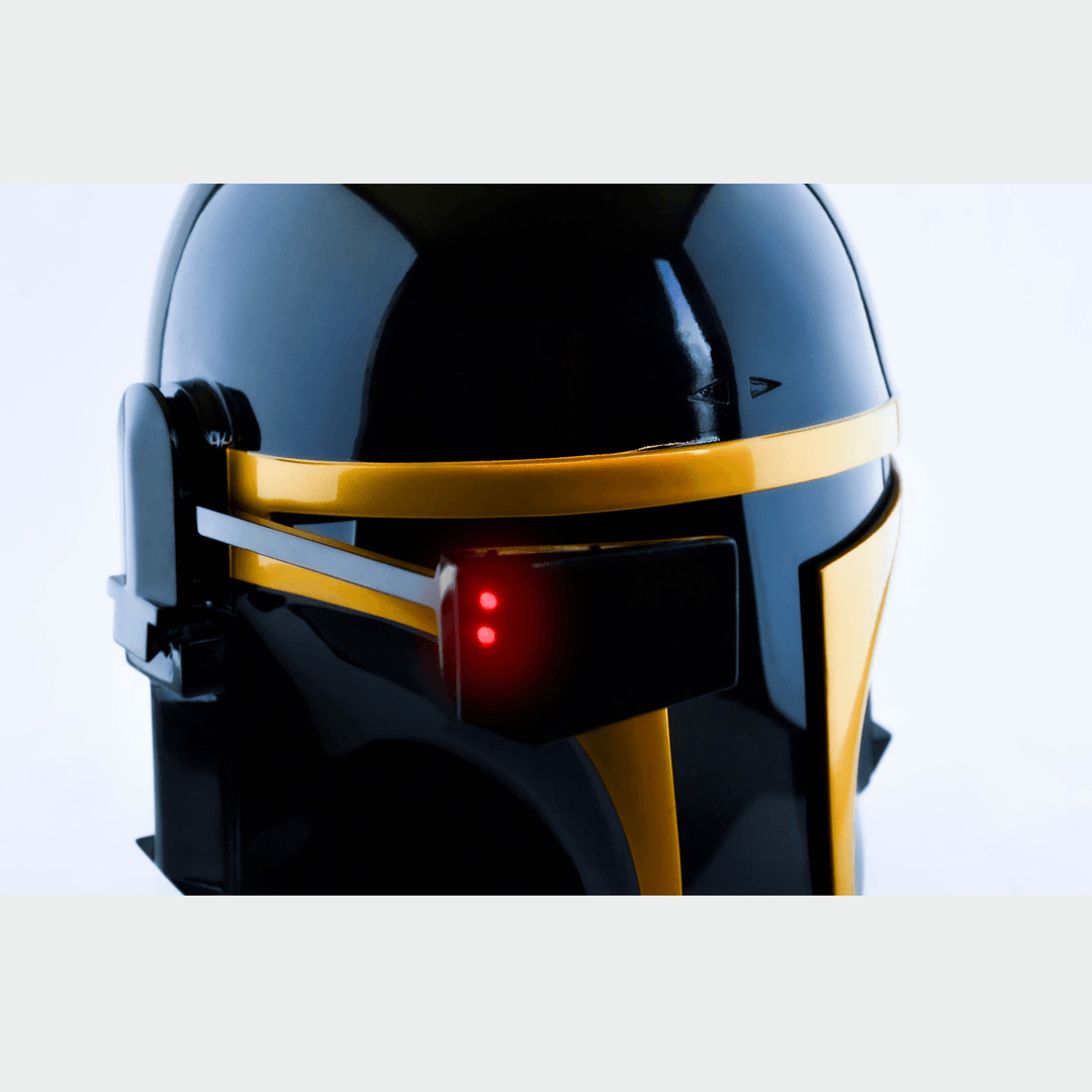 Jango Fett Gold + Black Version Helmet from Star Wars / Cosplay Helmet / Mandalorian Helmet / Star Wars Helmet Cyber Craft