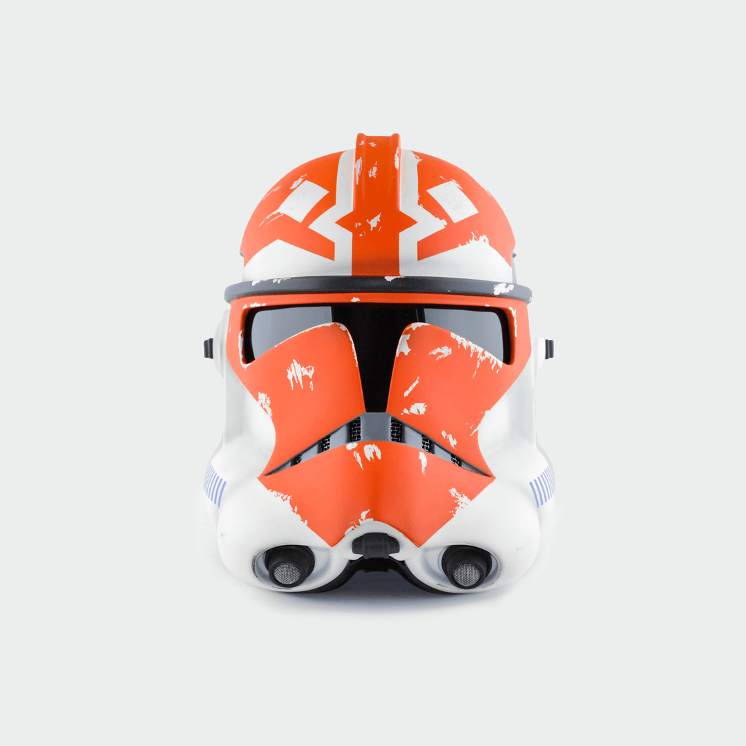 Cracked Ahsoka Clone Trooper Phase 2 Helmet 332nd Company from Star Wars / Cosplay Helmet / Clone Wars / Star Wars Helmet Cyber Craft