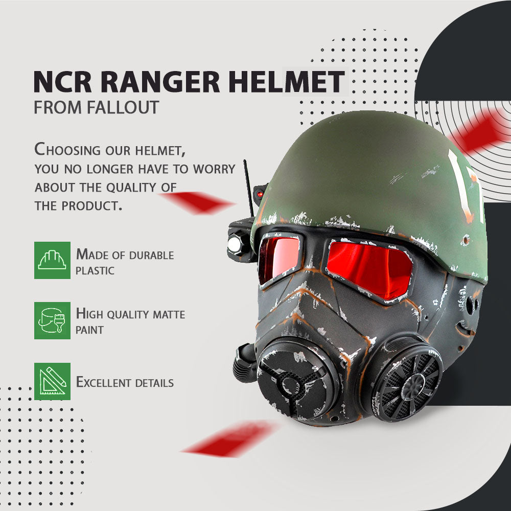 NCR Ranger Helmet / Cosplay Helmet / Game Helmet / Fallout New Vegas Cyber Craft