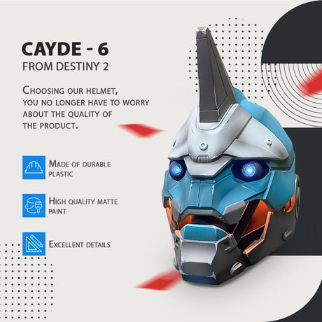 Cayde-6 Helmet / Cosplay Helmet / Game Helmet / Destiny Cyber Craft