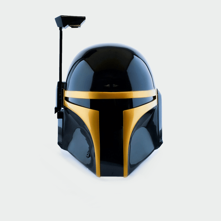 Jango Fett Gold + Black Version Helmet from Star Wars / Cosplay Helmet / Mandalorian Helmet / Star Wars Helmet Cyber Craft