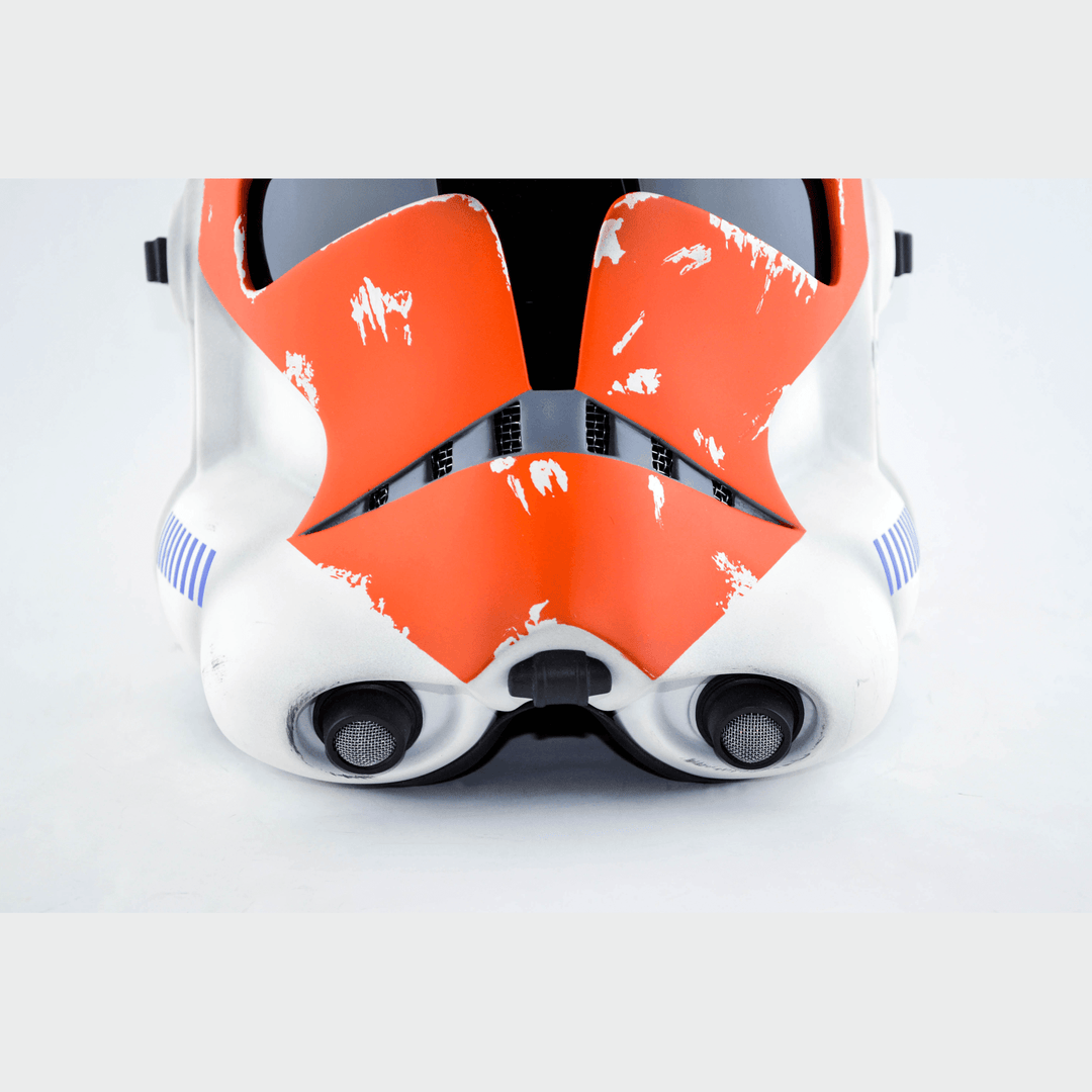 Cracked Ahsoka Clone Trooper Phase 2 Helmet 332nd Company from Star Wars / Cosplay Helmet / Clone Wars / Star Wars Helmet Cyber Craft