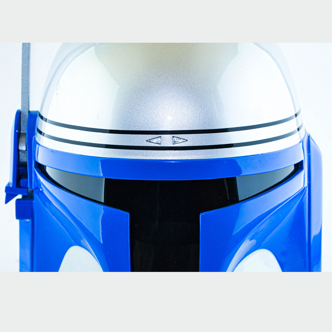 Jango Fett Clean and Damaged Helmets from Star Wars / Cosplay Helmet / Mandalorian Helmet / Star Wars Helmet Cyber Craft