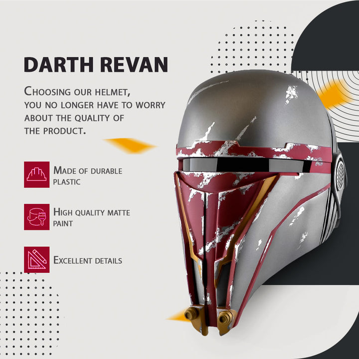 Darth Revan Helmet from Star Wars Series / Star Wars: Knights Of The Old Republic / SW: KOTOR / Star Wars Helmet Cyber Craft