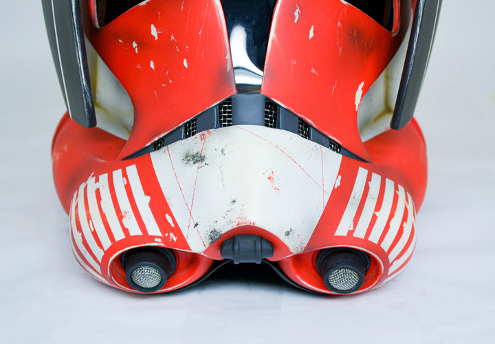 Commander Fox Clone Trooper Phase 2 Helmet from Star Wars / Cosplay Helmet / Coruscant Guard / Clone Wars / Star Wars Helmet Cyber Craft