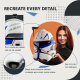Realistic Captain Rex Clone Trooper Phase 2 Helmet from Star Wars / Cosplay Helmet / Commander Helmet / Star Wars Helmet Cyber Craft
