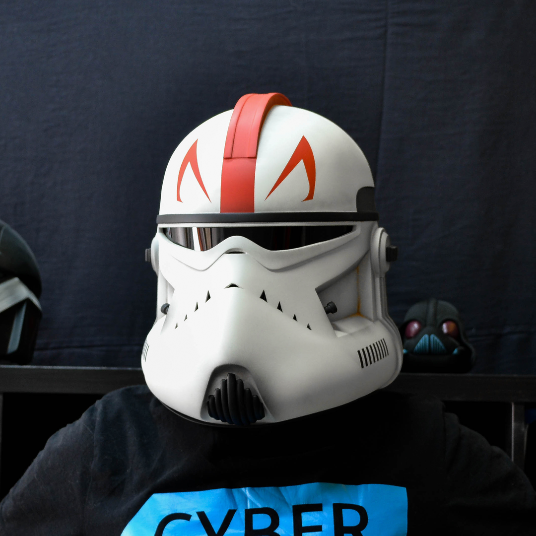 Barc Trooper Captain Fordo Matt & Glossy versions from Star Wars / Cosplay Helmet / Clone Trooper Cosplay / The Clone Wars Helmet Cyber Craft