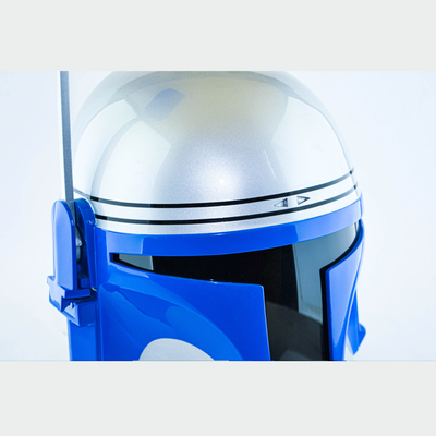 Jango Fett Clean and Damaged Helmets from Star Wars / Cosplay Helmet / Mandalorian Helmet / Star Wars Helmet Cyber Craft