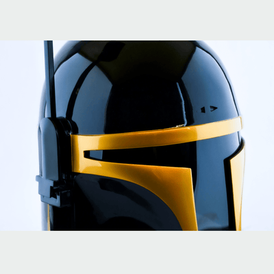 Jango Fett Gold + Black Version Helmet from Star Wars / Cosplay Helmet / Mandalorian Helmet / Star Wars Helmet Cyber Craft