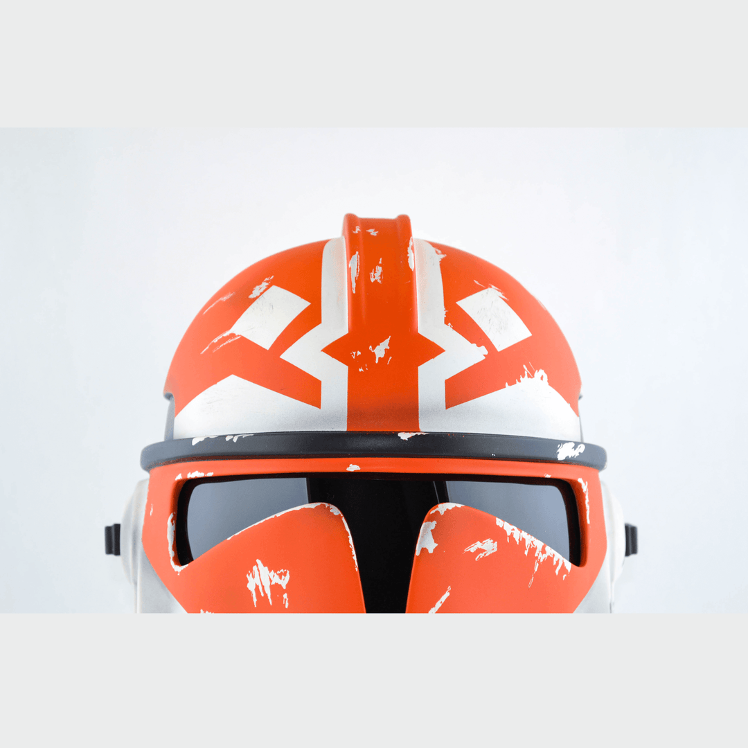 Cracked Ahsoka Clone Trooper Phase 2 Helmet 332nd Company from Star Wars / Cosplay Helmet / Clone Wars / Star Wars Helmet Cyber Craft