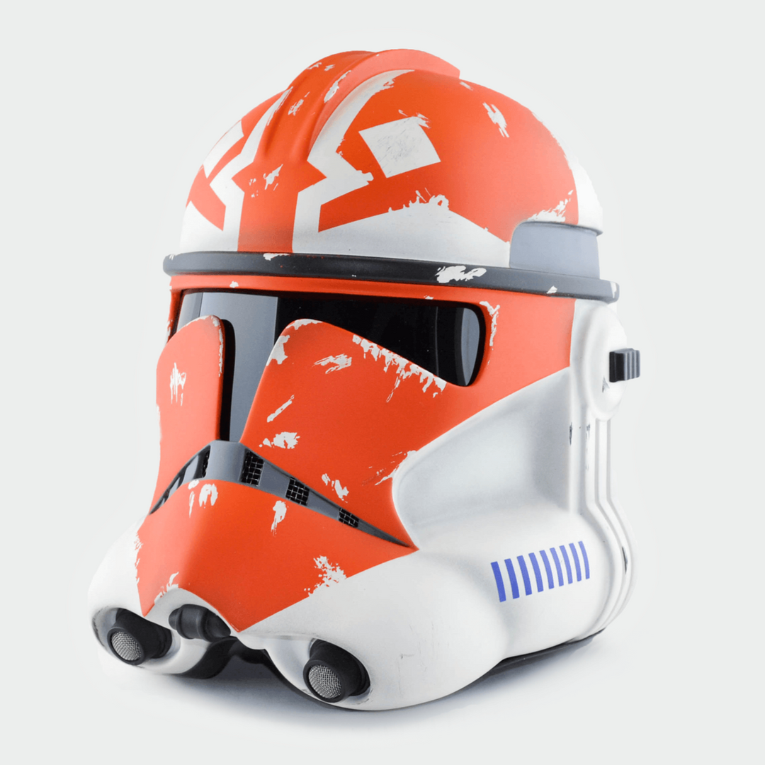 Cracked Ahsoka Clone Trooper Phase 2 Helmet 332nd Company from Star Wars / Cosplay Helmet / Clone Wars / Star Wars Helmet Cyber Craft