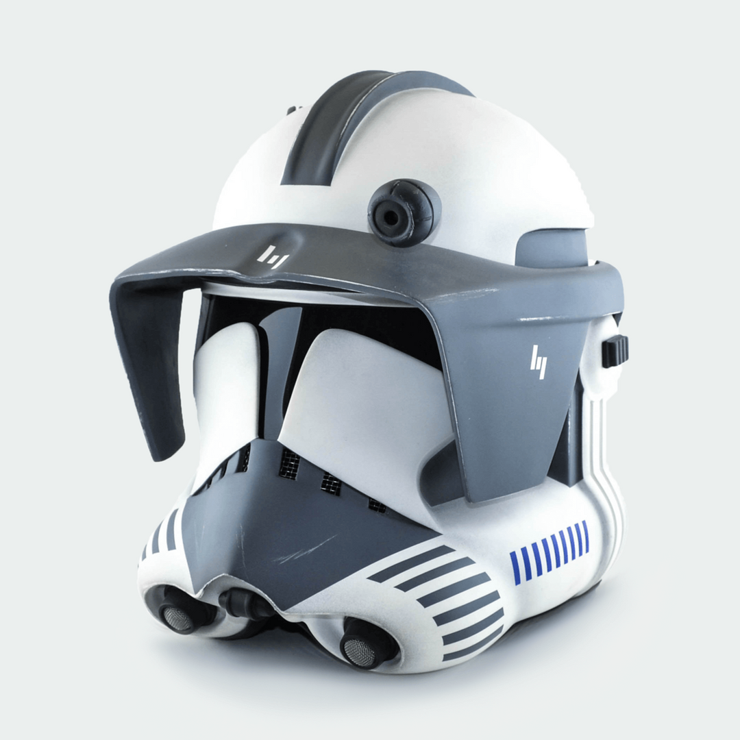 Kamino Guard with Peak Clone Trooper Phase 2 Helmet from Star Wars / Cosplay Helmet / Clone Wars Phase 2 Helmet / Star Wars Helmet Cyber Craft