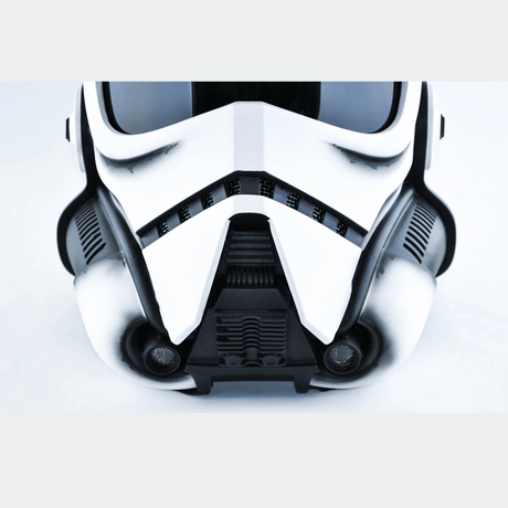 Patrol Trooper Damaged Helmet from Star Wars / Cosplay Helmet / Star Wars Helmet Cyber Craft