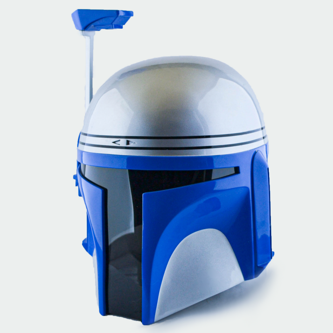 Jango Fett Clean and Damaged Helmets from Star Wars / Cosplay Helmet / Mandalorian Helmet / Star Wars Helmet Cyber Craft