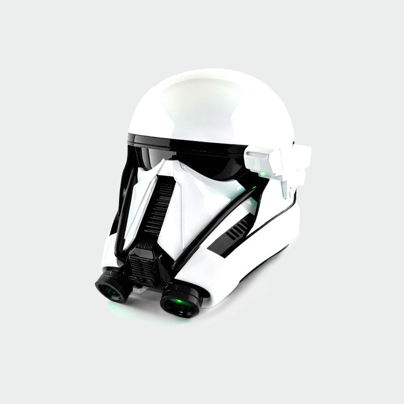 Death Trooper - Ghost Clean Helmet with LED