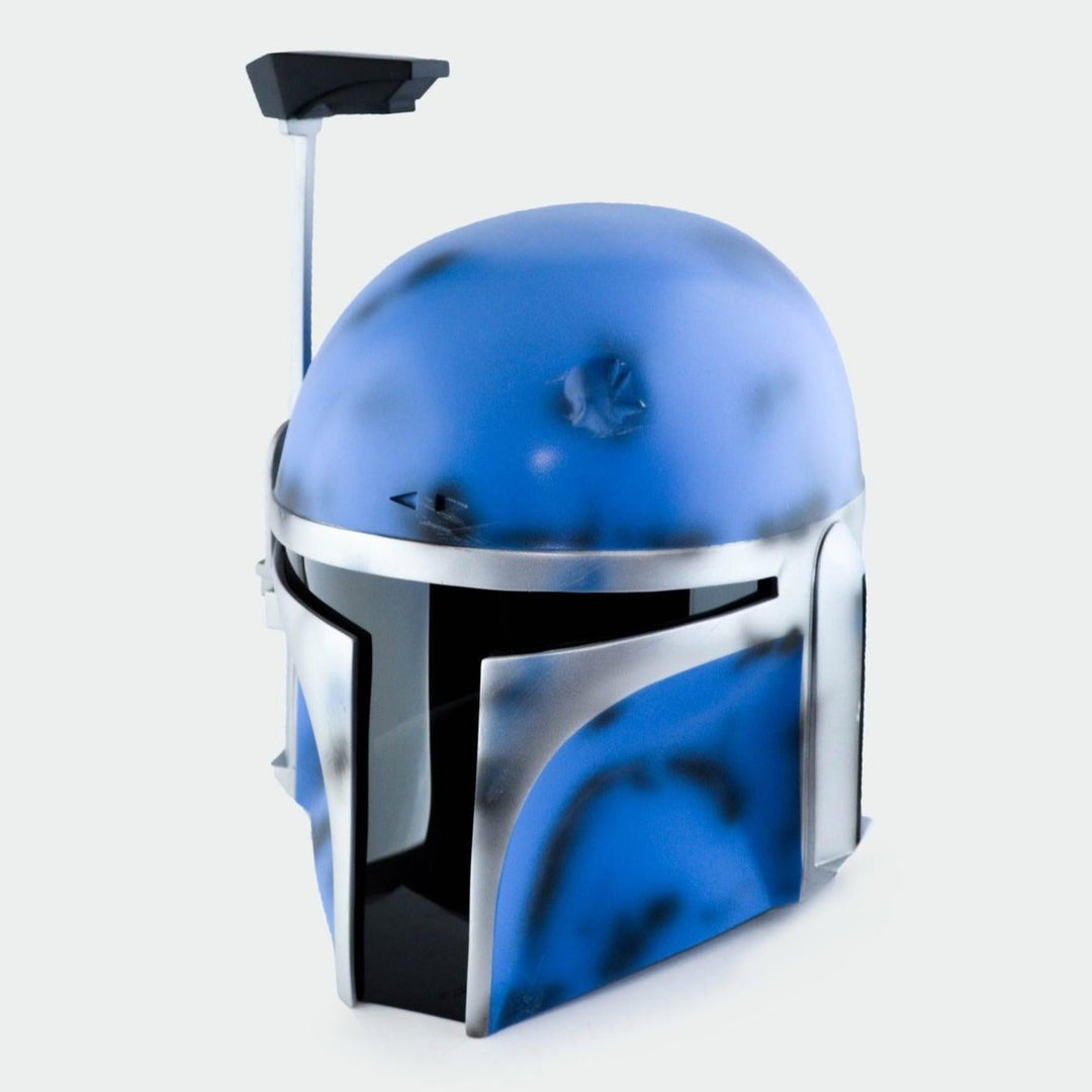 Boba Fett Blue Custom Helmet from Star Wars / Cosplay Helmet / Star Wars Helmet Cyber Craft