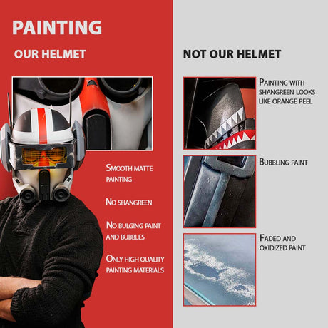 Tech Bad Batch Helmet from Star Wars / Cosplay Helmet / The Bad Batch / Star Wars Helmet Cyber Craft