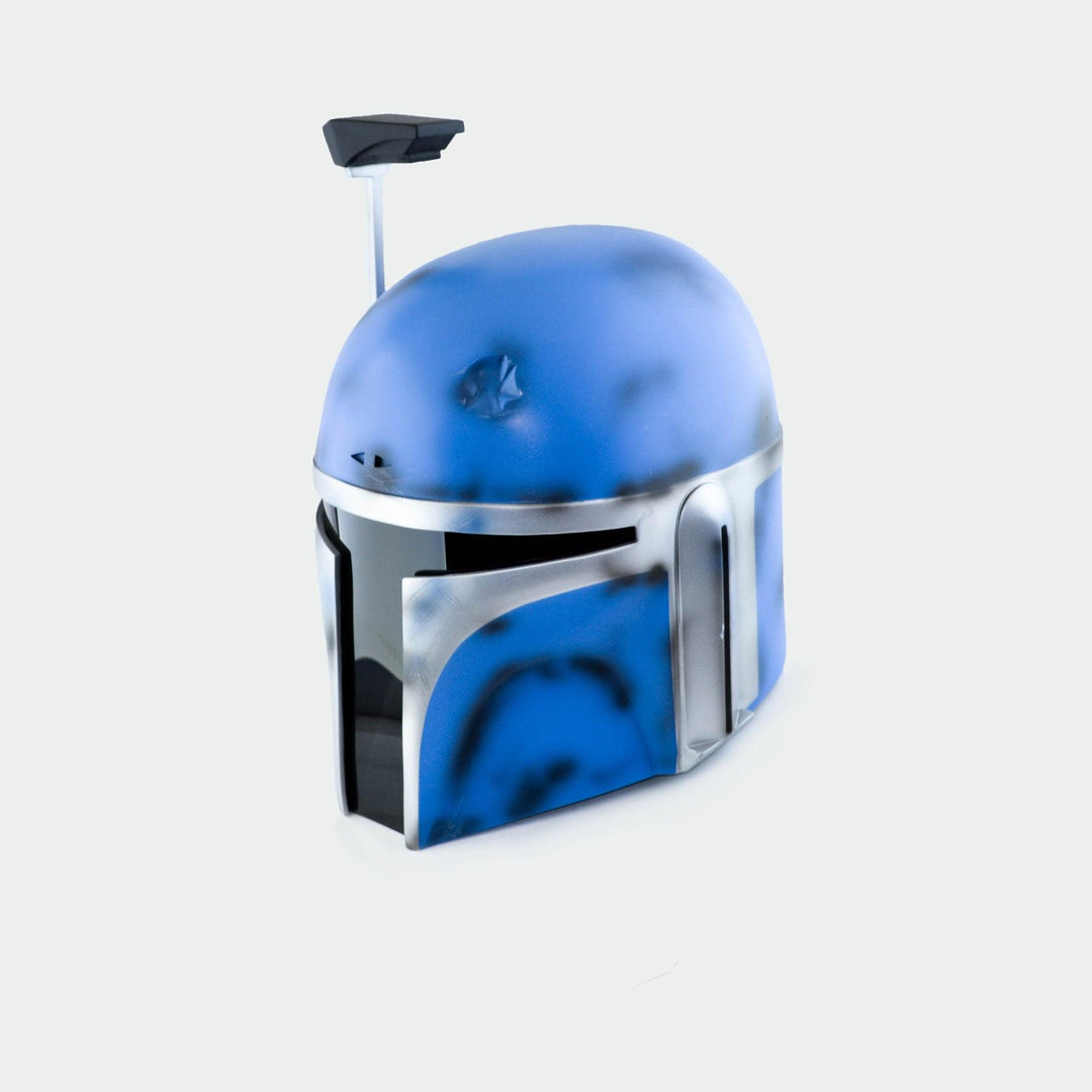 Boba Fett Blue Custom Helmet from Star Wars / Cosplay Helmet / Star Wars Helmet Cyber Craft