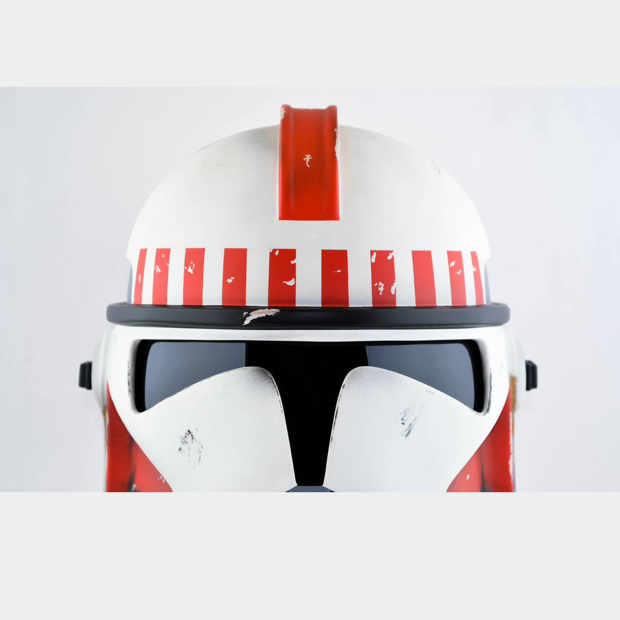 Shock Clone Trooper Phase 2 Weathered Helmet from Star Wars / Cosplay Helmet / Clone Wars Phase 2 Helmet / Star Wars Helmet Cyber Craft
