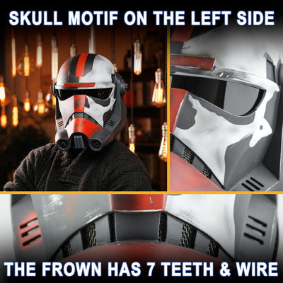 Hunter Bad Batch Helmet from Star Wars / Cosplay Helmet / The Bad Batch / Star Wars Helmet Cyber Craft