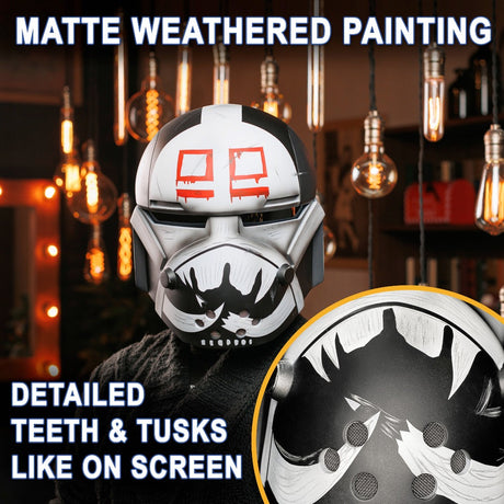 Wrecker Bad Batch Helmet from Star Wars / Cosplay Helmet / The Bad Batch / Star Wars Helmet Cyber Craft