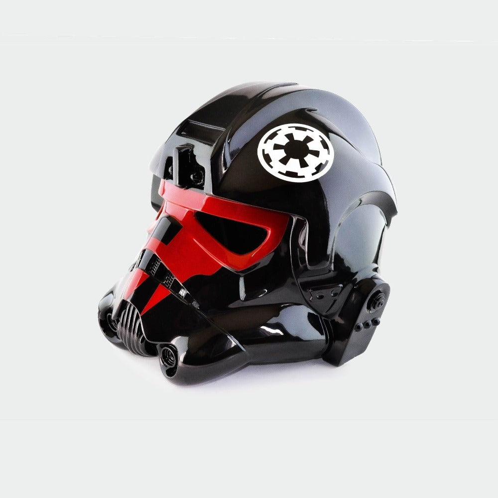 Tie Pilot Red Skull Helmet from Star Wars Series / Cosplay Helmet / Star Wars: Squadrons / Star Wars Helmet Cyber Craft