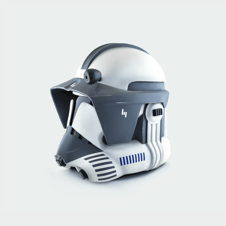 Kamino Guard with Peak Clone Trooper Phase 2 Helmet from Star Wars / Cosplay Helmet / Clone Wars Phase 2 Helmet / Star Wars Helmet Cyber Craft