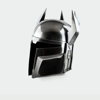 Gar Saxon Chrome Helmet without Visor / Cosplay Helmet / Clone Wars / Mandalorian Helmet / Star Wars Helmet Cyber Craft