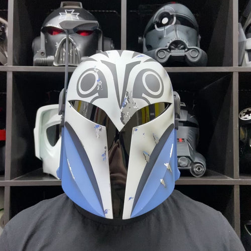 Bo-Katan Mandalorian Helmet from Star Wars Series / Cosplay Helmet / Mandalorian Helmet / Star Wars Helmet Cyber Craft