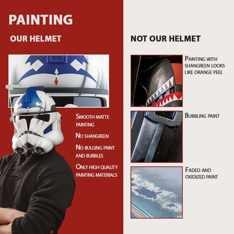 Arc Trooper Clone Trooper Fives Helmet from Star Wars / Cosplay Helmet / Arc Trooper Helmet / Star Wars Helmet Cyber Craft