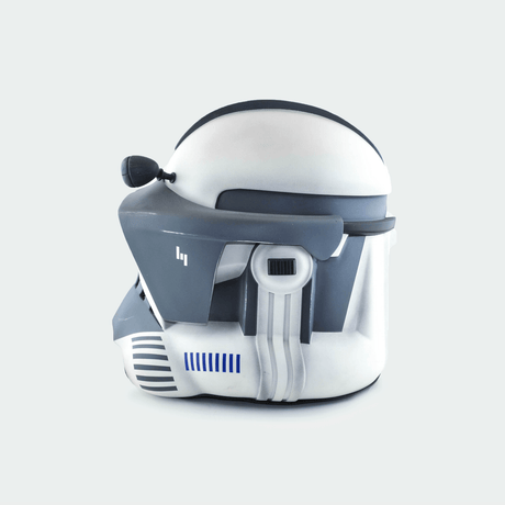 Kamino Guard with Peak Clone Trooper Phase 2 Helmet from Star Wars / Cosplay Helmet / Clone Wars Phase 2 Helmet / Star Wars Helmet Cyber Craft