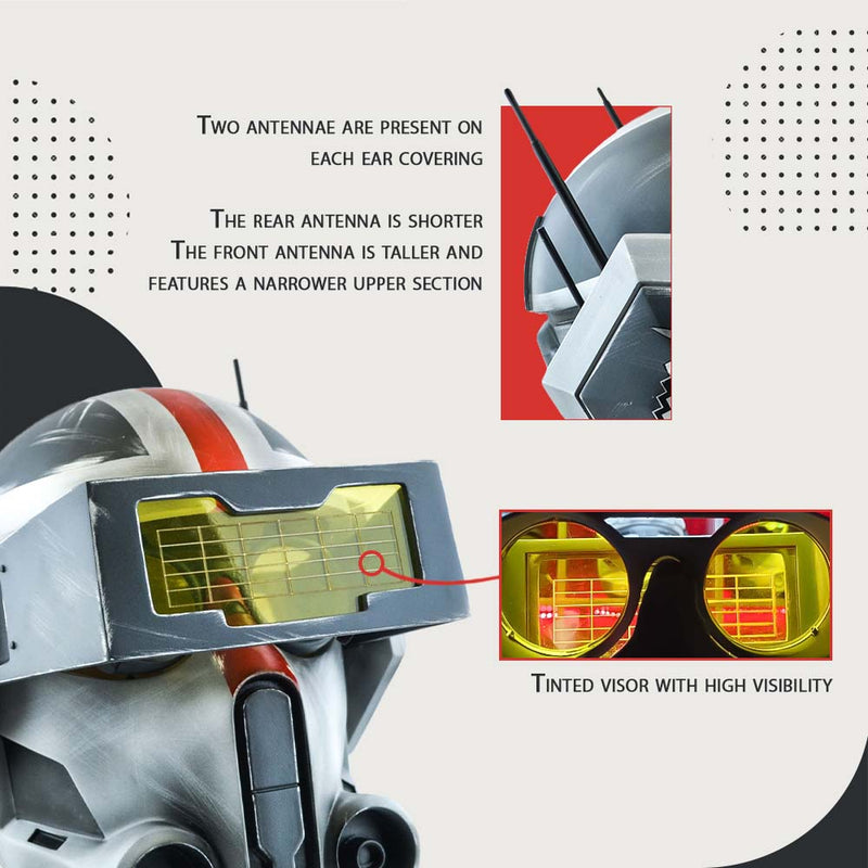 Tech Bad Batch Helmet from Star Wars / Cosplay Helmet / The Bad Batch / Star Wars Helmet Cyber Craft