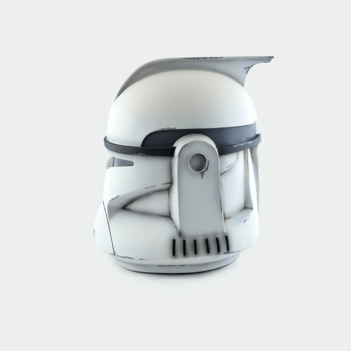 Clone Trooper Phase 1 Shiny and Weathered Helmets from Star Wars / Cosplay Helmet / Clone Wars Phase 1 Helmet / Star Wars Helmet Cyber Craft