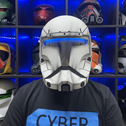 Republic Commando Classic Helmet with LED Visor from Star Wars / Clone Commando / Cosplay Helmet / Star Wars Helmet Cyber Craft