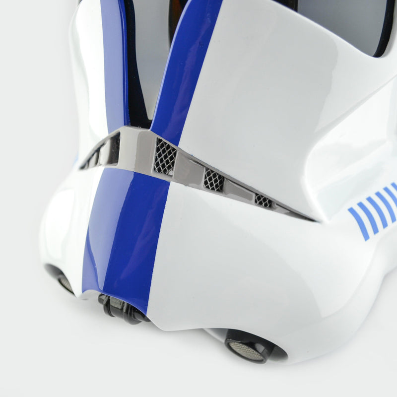 Clean 501 Legion Clone Trooper Phase 2 Helmet from Star Wars / Cosplay Helmet / Clone Wars / Star Wars Helmet Cyber Craft