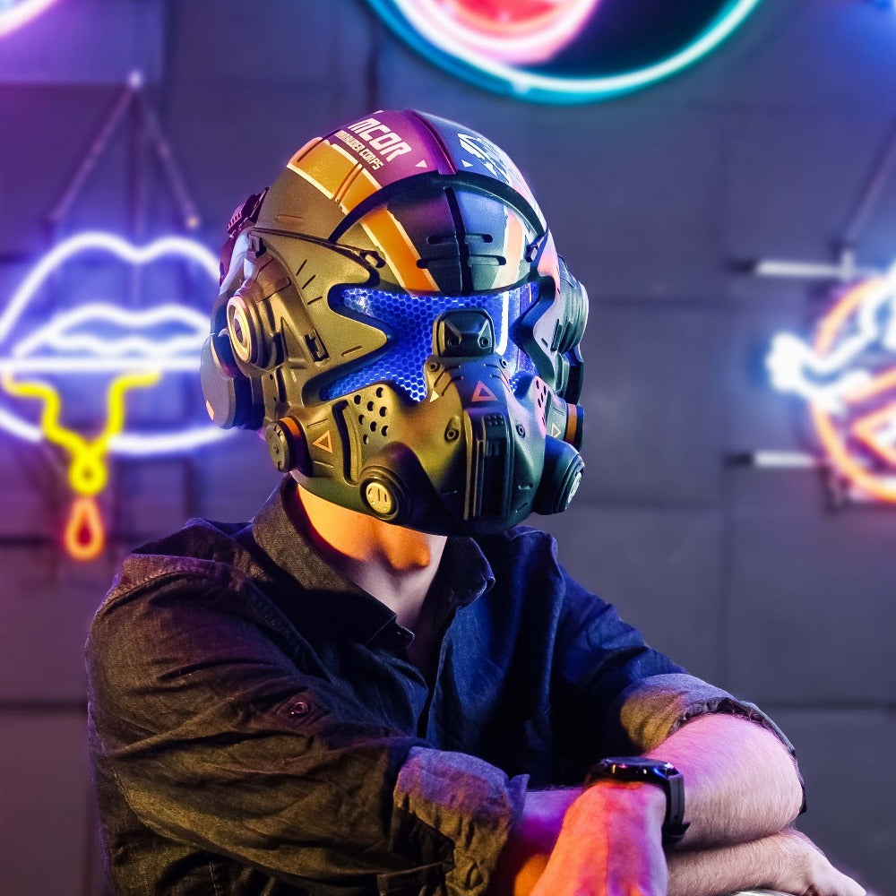 Titanfall Jack Cooper's Helmet with LED – Cyber Craft