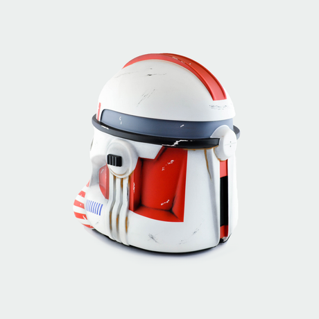 Shock Clone Trooper Phase 2 Weathered Helmet from Star Wars / Cosplay Helmet / Clone Wars Phase 2 Helmet / Star Wars Helmet Cyber Craft
