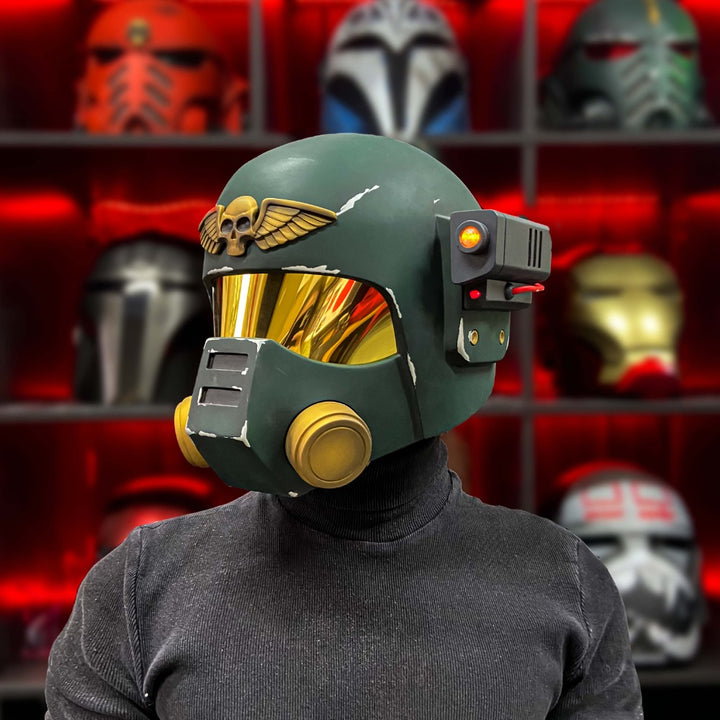 Warhammer Kasrkin Helmet / Сosplay Helmet / Game Helmet / Kasrkin Helmet / Warhammer Helmet Cyber Craft