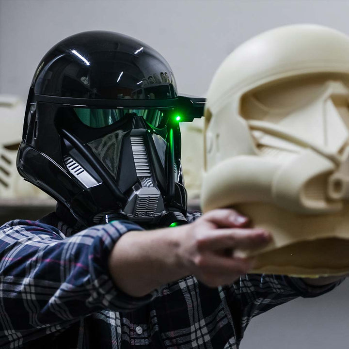 Death Trooper Helmet from Star Wars / Cosplay Helmet / Imperial Trooper Helmet / Star Wars Helmet Cyber Craft