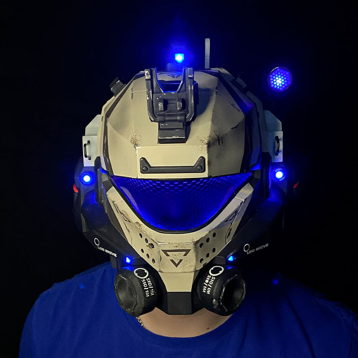 Titanfall 2 Pulse Blade Pilot Helmet / Cosplay Helmet / Game Helmet / Titanfall Cyber Craft