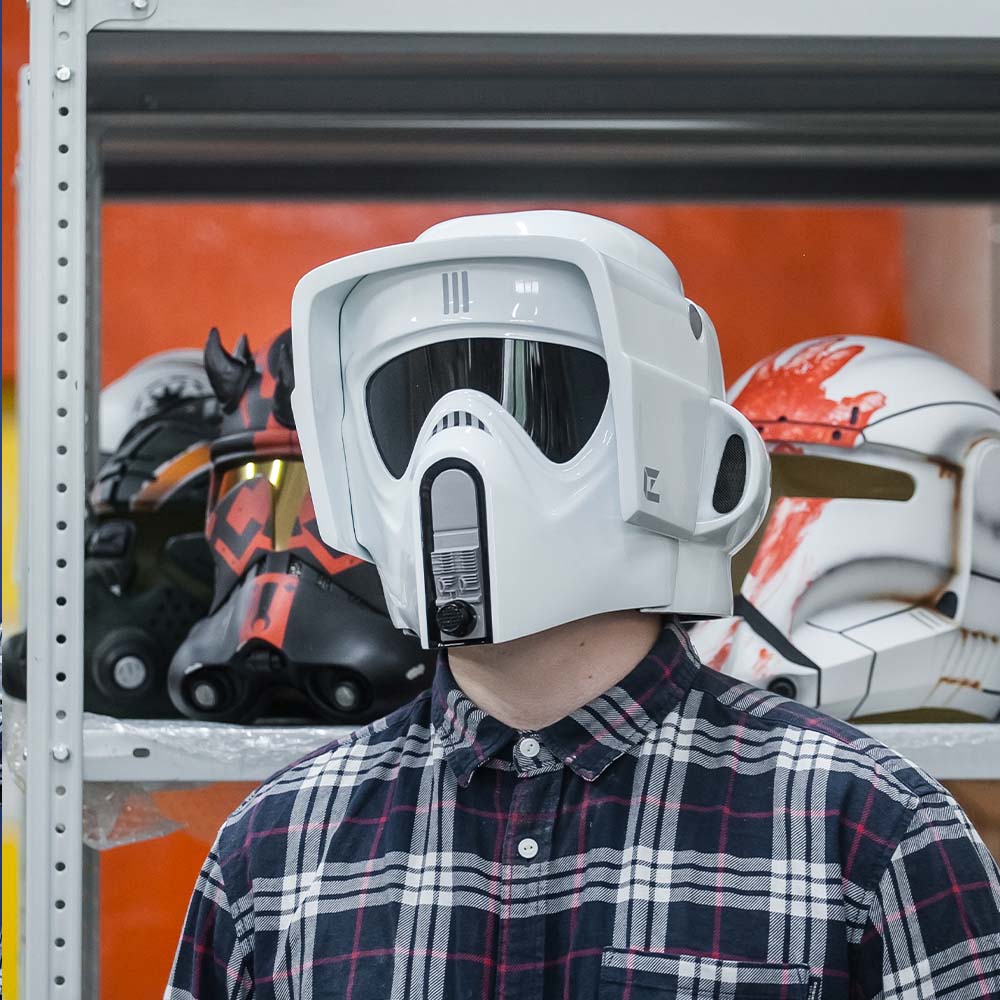 clone trooper motorcycle helmet 332nd Phase II Ahsoka Battalion 1:1 Replica Padawan Outpost Shock Clone Trooper Phase 2 Weathered Helmet from Star Wars / Cosplay Helmet / Clone Wars Phase 2 Helmet / Star Wars Helmet Production time Clone Trooper Motorcycle Star Wars