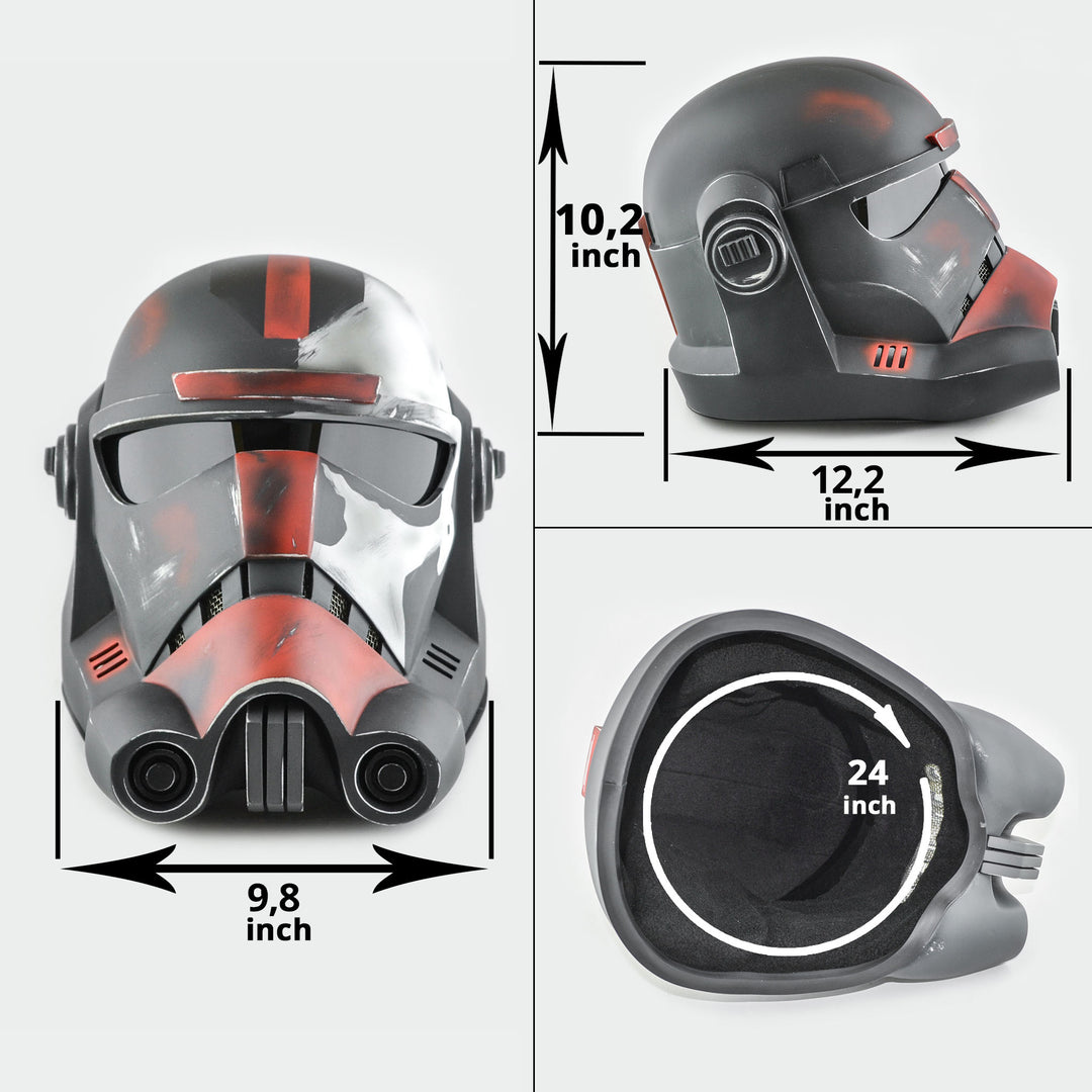 Hunter Bad Batch Helmet from Star Wars / Cosplay Helmet / The Bad Batch / Star Wars Helmet Cyber Craft