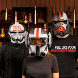 Tech Bad Batch Helmet from Star Wars / Cosplay Helmet / The Bad Batch / Star Wars Helmet Cyber Craft