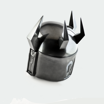 Gar Saxon Chrome Helmet without Visor / Cosplay Helmet / Clone Wars / Mandalorian Helmet / Star Wars Helmet Cyber Craft