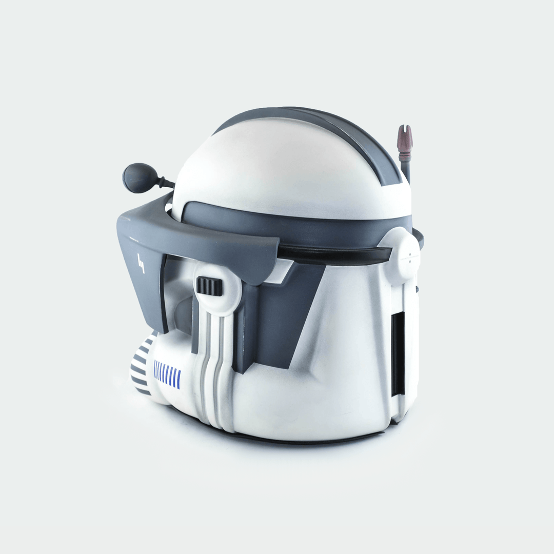 Kamino Guard with Peak Clone Trooper Phase 2 Helmet from Star Wars / Cosplay Helmet / Clone Wars Phase 2 Helmet / Star Wars Helmet Cyber Craft